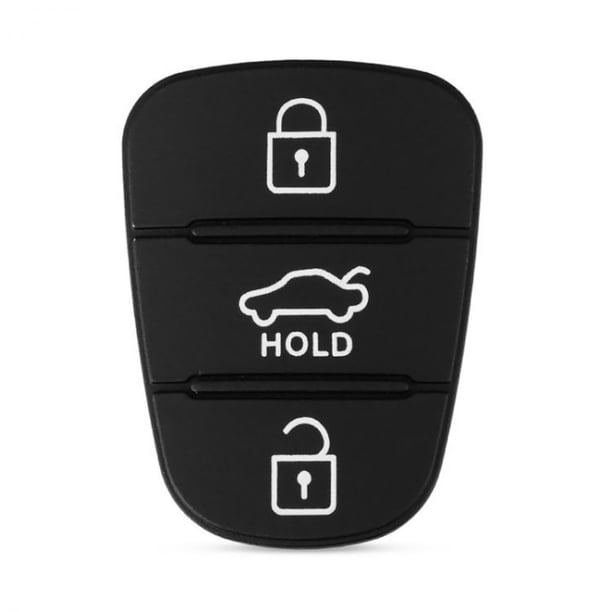 Scienceny Estuche de reemplazo elegante de 3 botones profesional con mando a distancia para automóvil Vehículos, repuestos y accesorios Mis 1Stk