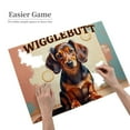 thumbnail image 4 of 500 Piece Jigsaw Puzzle For Adults Adorable Dachshund With Biscuits Challenging And Fun Adult Puzzle， Great Gift Idea， Home Decor, 4 of 7