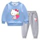 thumbnail image 3 of Hello Kitty lindo estampado niños Sudadera con capucha suéter traje más terciopelo grueso cálido niñas invierno de manga larga moda niños ropa, 3 of 5