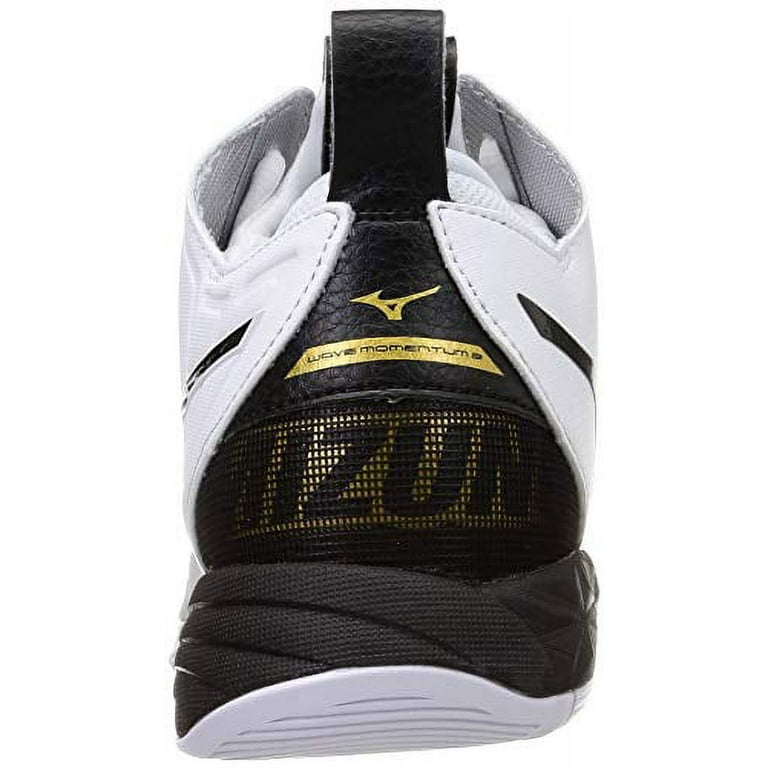 Mizuno Volleyball Shoes Wave Momentum 2 MID White x Black x Gold 26.0 cm  2.5E