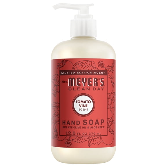 Mrs. Meyer’s Clean Day Hand Soap, Tomato Vine Scent, 12.5 Fl Oz