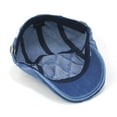 thumbnail image 3 of SikaFu Cross -Border E -Commerce Peaked Cap Fashion Blue Denim Hat Diamond -Shaped Lattice Beret Water Washing Cotton Forward Hat, 3 of 7