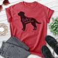 thumbnail image 2 of Lab Mama T-shirt, Unisex Women's Shirt, Labrador Retriever, Lab Owner, Best Dog Mama Gift, Heather Red, X-Large, 2 of 6