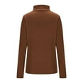 thumbnail image 6 of zbxnLI Womens Turtleneck Long Sleeve Shirts Base Layer Thermal Underwear Tops Fall Winter Undershirts, 6 of 9