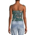 thumbnail image 3 of Time and Tru Women's Tie Strap Cami Tank Top, 3 of 5
