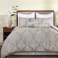 thumbnail image 4 of Comforter Set King Size  7-Piece Soft Bedding Quilt  Coverlet Bedspread with Traditional Floral Medallion Pattern for Bedroom, 4 of 4