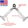 thumbnail image 2 of V-Shaped Push Down Bar Durable Universal Cable Attachment for Gym and Home Fitness, 2 of 6
