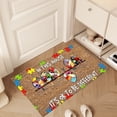 thumbnail image 4 of AuroraX Colorful Bird Doormat Puzzle Welcome Mat Vibrant Print Coir Fiber Unique Positive Message Indoor Outdoor Entry Rug, 4 of 6