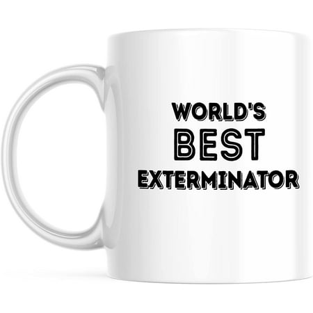 

Custom World s Best Exterminator Coffee Mug Cup Gift 11oz