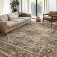 thumbnail image 4 of vfytbgnhj 8X10 Area Rugs for Living Room Bedroom Dining Room  Machine Washable Rug Floor Cover  Print Vintage Aesthetic Carpet  Low Pile Area Rug with Non Slip Rubber Backing  Blue, 4 of 7