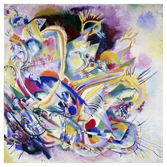 Global Gallery's 'Improvisation Painting' By Wassily Kandinsky Unframed Giclee on Paper Print
