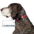 thumbnail image 6 of Carroll Shelby Pet Collar, Dog Collar Plastic Buckle, Shelby 60th Anniversary Checker Red Black White, 20 to 31 Inches 1.5 Inch Wide, 6 of 8