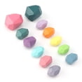 thumbnail image 2 of Bloques de Piedra, 12 Piezas de Bloques de Construcción de Equilibrio de Rocas de Colores, Juego de Interacción entre Padres E Hijos, Rompecabezas Educativos, Bloques de Apilamiento, Juguetes Educativ Unbranded 1411210296311, 2 of 7