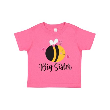 

Inktastic Big Sister Announcement Honeybee Gift Toddler Toddler Girl T-Shirt