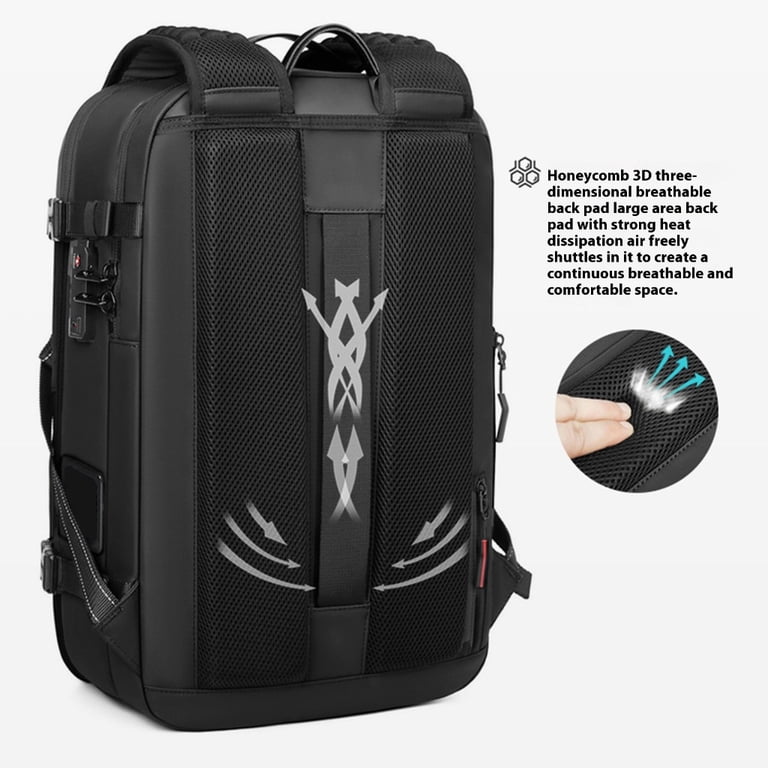 backpack for travel room for clothes and camera BAGSMART Small Women with Laptop Compartment, Green features expandable capacity and a USB charging port Top 12 Camera + Clothing