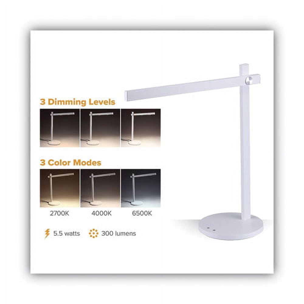 Dimmable-Bar Led Desk Lamp, White | Bundle of 2 Each