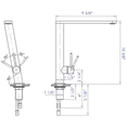thumbnail image 2 of ALFI brand AB2046-BSS Round Modern Brushed Stainless Steel Kitchen Faucet, 2 of 7