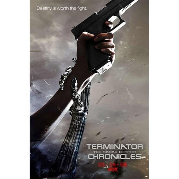 Posterazzi MOV420510 Terminator the Sarah Connor Chronicles - Style Bk Movie Poster - 11 x 17 in.