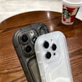 thumbnail image 5 of Luxury Shockproof Transparent Phone Case For iPhone 14 13 12 16 Pro Max 14Plus X XS XR Thick Soft Silicone Bumper Clear Cover BLACK For iPhone XR, 5 of 5