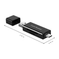 thumbnail image 3 of CUITING USB-C 3-in-1 Card Reader for Camera Memory Cards  USB 3.0 Adapter with USB Splitter Function  Plug and Play  Supports up to 2TB Cards  Compact and Portable Design, 3 of 7