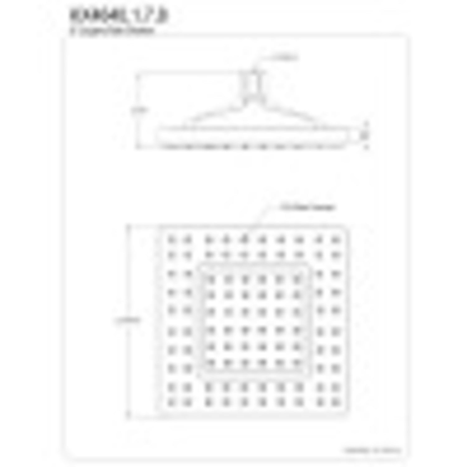 Kingston Brass Claremont 8" Square Shower Head