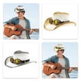 thumbnail image 3 of Comfortable Western Hat with Goggles and Distressed Color for Various Occasion, 3 of 11