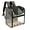 Gray, variant on Pet Carrier Backpack for Dogs Cats a Panoramic View Breathable Round Hole Lock Zipper for Shopping Traveling(Gray)