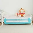 thumbnail image 3 of Gymax 69'' Breathable Baby Children Toddlers Bed Rail Guard Safety Swing Down Blue, 3 of 9
