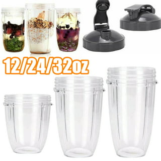 2-Pack 32oz Cup With Lip Ring For Nutribullet Blender 600W 900W XL 32 oz