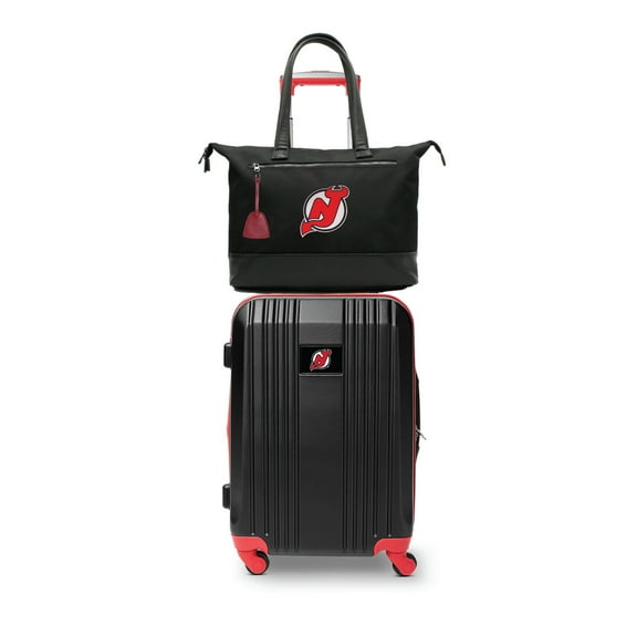 MOJO New Jersey Devils Premium Laptop Tote Bag and Luggage Set