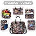 thumbnail image 2 of Leopard Print Pattern Womens Lunch Box for Work,Insulated Large Lunch Bag for Tween and Teen,Loncheras Para Mujer,Leakproof Adult Lunch Bag for Work,Beach,Travel,Picnic,Camping, 2 of 7