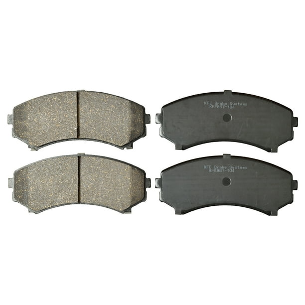 Premium Ceramic Disc Brake Pad FRONT Set + Shims KFE QuietAdvanced