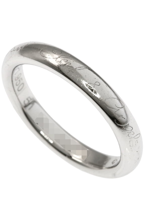 Pre-Owned Van Cleef & Arpels Tendrement Wedding Ring #51, Platinum PT950, Women's