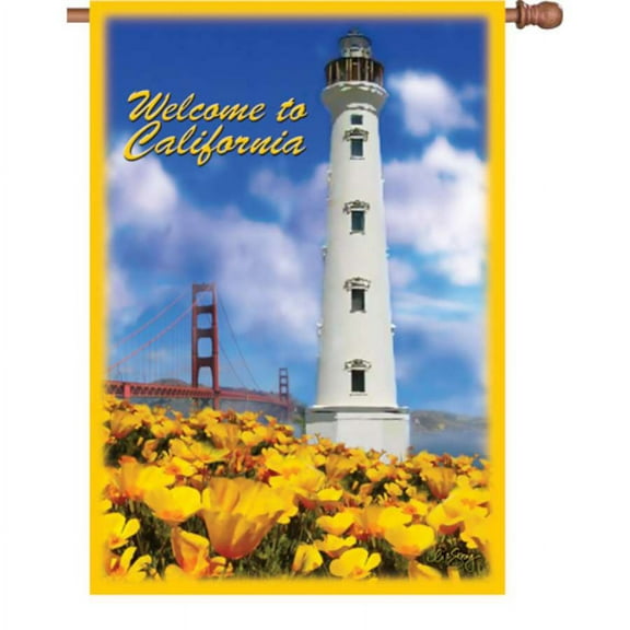 Premier House Size Flag - Welcome To California