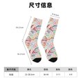 thumbnail image 3 of Wukai Chaussettes Mi-Mollet Imprimé Passeport, Design Impression 3D Chaussettes Adultes, Chaussettes de Sport Haute Élasticité Respirantes, Adaptées pour Quotidien, Unisexe, 3 of 6