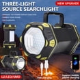 thumbnail image 5 of Linterna recargable potente, linterna LED para acampar con 8 modos, luces multifuncionales para tienda de campaña, banco de energía, 5 of 5