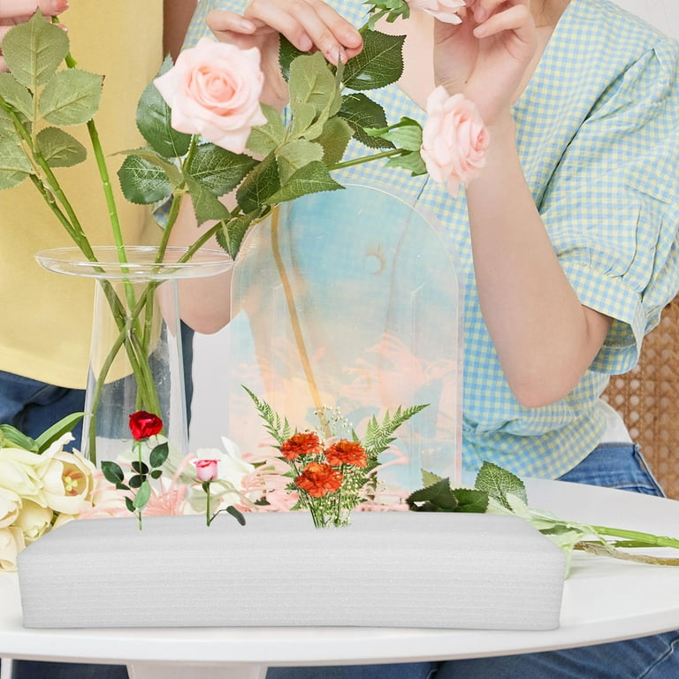 GOOHOCHY White EPE Foam Block for Flower Arrangement and DIY