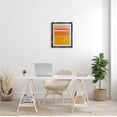 thumbnail image 2 of Stupell Industries Varied Orange Stripes Arrangement Painting Jet Black Floating Framed Canvas Print Wall Art, Design by Victoria Barnes, 2 of 6