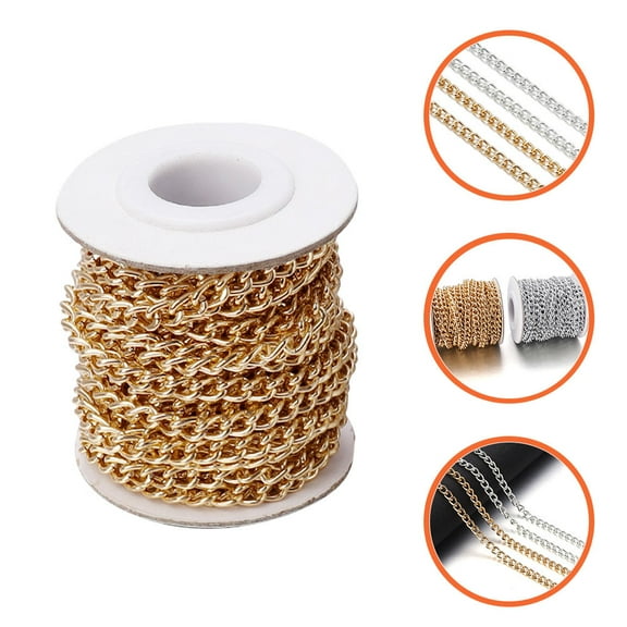 CTIRCHIU 1 Roll Chain for Crafts, Bag Accessories, Jewelry Making, and Stylish Material