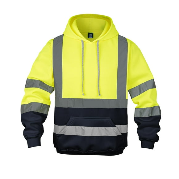 Sudadera de seguridad wefeyuv Safety Hi Vis ANSI Class 3 para hombre