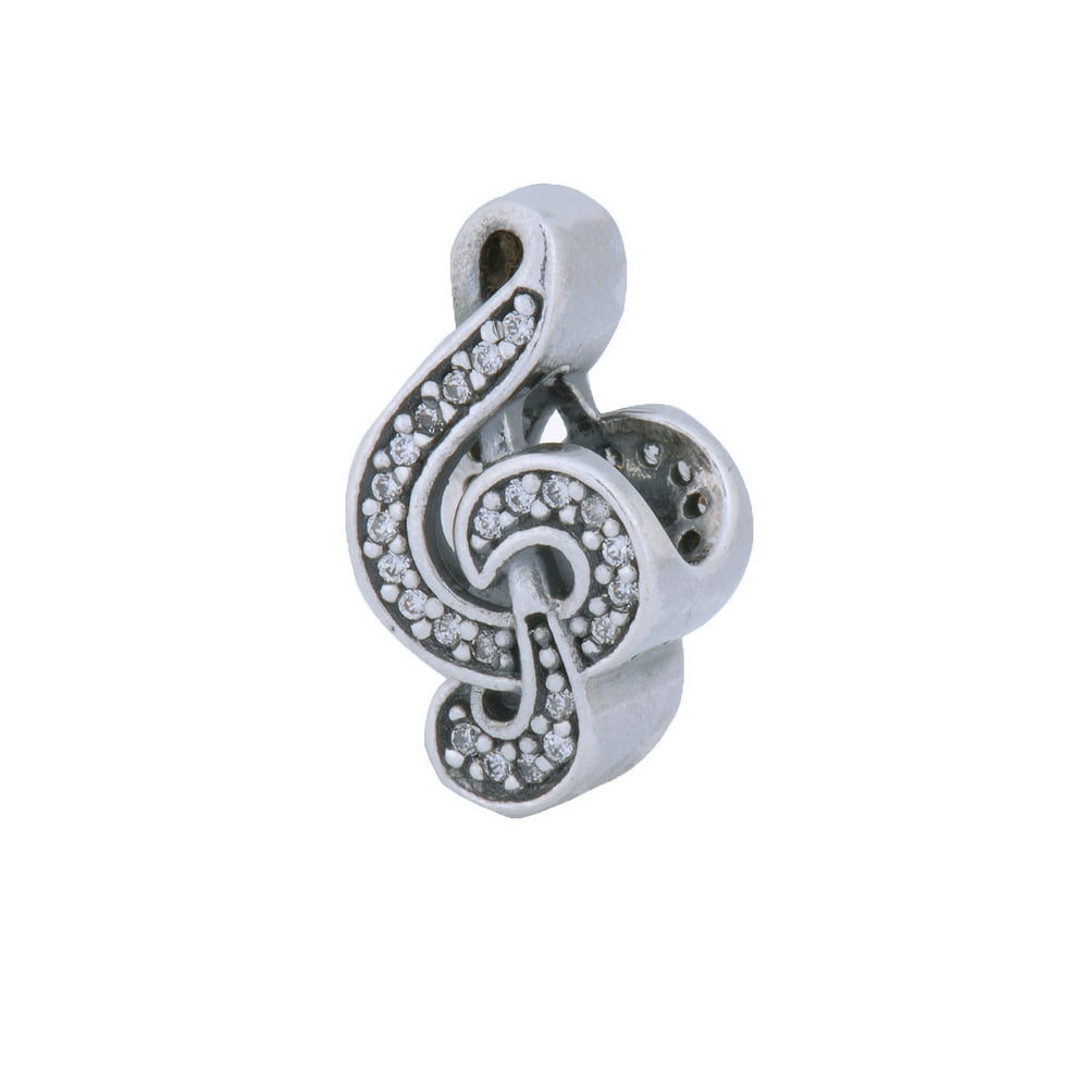PANDORA Authentic Sweet Music Charm in 925 Sterling Silver w/Cubic