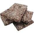 thumbnail image 5 of Home Soft Things Paisley Suede 4 Piece Throw Pillow Cover Set - Purple Ash/Dark Purple - 20" x 20", 5 of 6