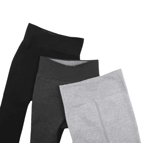 Sheet Fleece Leggings Thin Leg Vertical Strip Thread Leggings Plus Velvet Padded One Pantyhose
