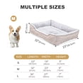 thumbnail image 2 of JOYELF Dog Bed Washable Calming Pet Bed, Anti Anxiety Cat Bed & Sofa, Cute Plush Dog Mat for Medium Dog, 2 of 7