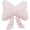 pink, variant on Pink Bow Pillow, Plush Bowknot Cushion, Soft Bedside Throw Pillow Bow Back Support Cushion for Car Sofa Couch Bedroom Decor