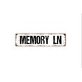 thumbnail image 1 of Letrero de Memory Lane Un paseo por Memory Ln Familia Amor Bienvenido a casa Letrero de metal rústico para calle o placa con nombre para puerta Tamaño: 4 x 16 pulgadas, 1 of 4