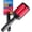 Black Matte, variant on Reusable Lint Roller for Pet Hair – Original Size, Portable & Eco-Friendly, Removes Cat & Dog Hair from Furniture, Couch, Carpet, Car, Rugs, and Bedding