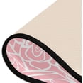 thumbnail image 3 of Kitchen Rugs and Mats Non-Skid Washable Runner Rugs Pink Rose Flower Floral Long 72x24 inch for Floor Cushioned Hallway Entryway Indoor 2x6 Cute, 3 of 7