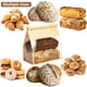 thumbnail image 2 of Bolsas de papel extragrandes para pan de masa madre casero: bolsas resellables con cierre de lengüeta y ventana transparente para productos horneados, pasteles, galletas y otros artículos de, 2 of 6