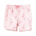 thumbnail image 3 of Hudson Baby Infant Girl Shorts Bottoms 4-Pack, Palm Flamingo, 12-18 Months, 3 of 6